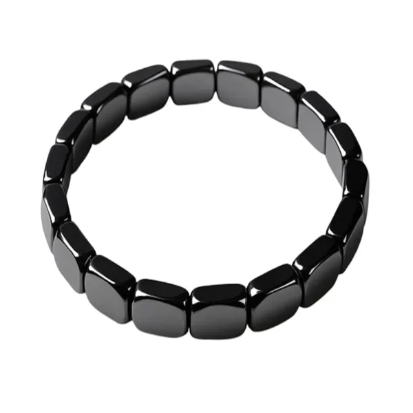 Hematite Bracelet For Men Reclaim Your Edge Confidence Natural Hematite Stone Beaded Stretch Healing Bracelets