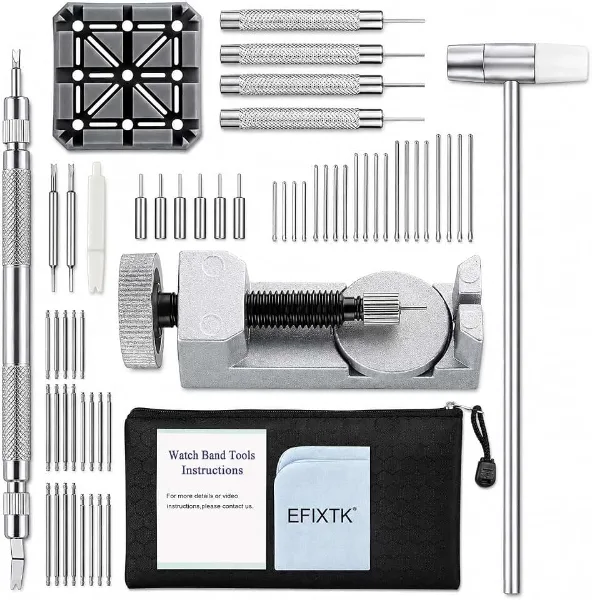 EFIXTK EFIXTK Watch Link Removal Kit, Watch Band Tool for Watch Bracelet Resizing,Adjustment -Watch Strap Pins